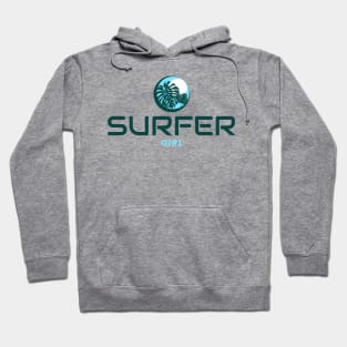 Surfer Girl Surf T-Shirt Hoodie
